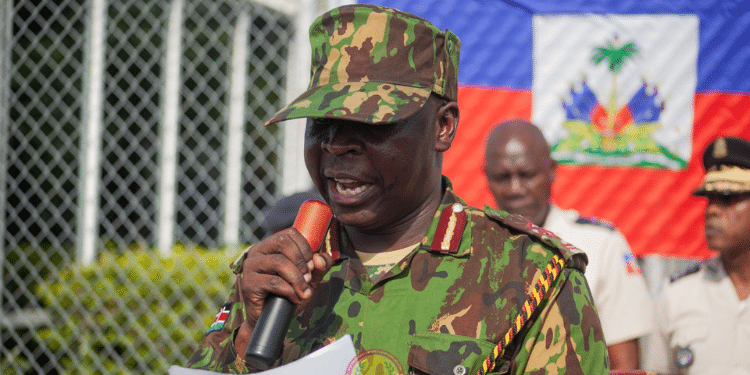 Mss Force Commander Godfrey Otunge Haiti