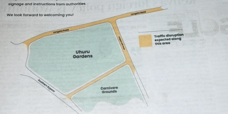 Lang'Ata Road Traffic Disruption Due To Madfun Xperience
