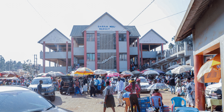 Daraja Mbili Market In Kisii County. Photo/ Cra