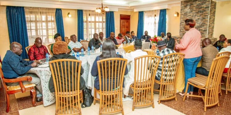 Former Dp Rigathi Gachagua Hosts Leaders From The Mount Kenya Region In Wamunyoro. Photo/ Rigathi Gachagua