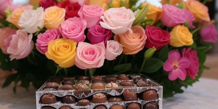 For Singles Only: How To Have Fun This Valentines Alone And Never Regret A Photo Of Flowers And Chocolate On Valentine'S Day