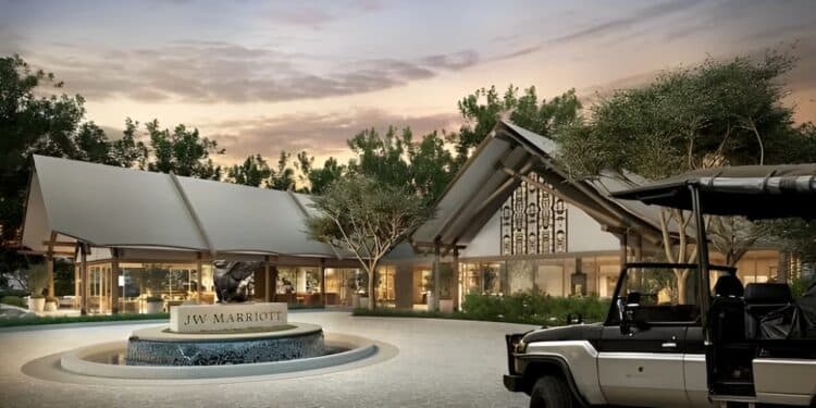 Jw Marriott Mount Kenya Rhino Reserve Safari Camp, Rendering. 