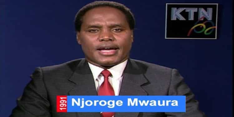 Veteran Journalist And Former Ktn News Anchor Njoroge Mwaura . 