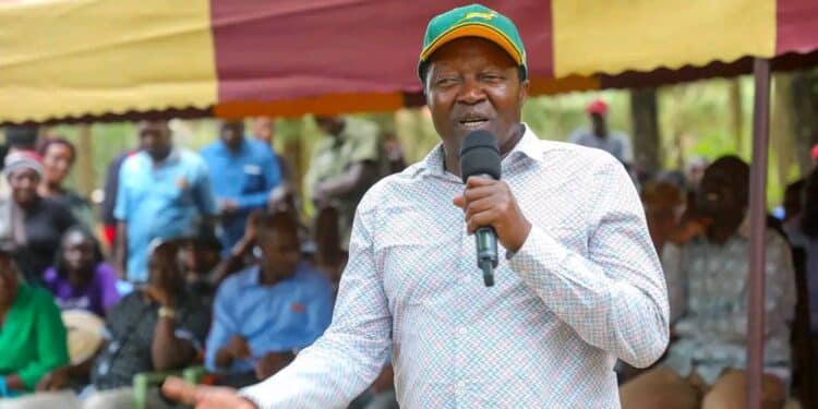 Wetangula Picks Kolomani Member Of Parliament (Mp) Bernard Shinali