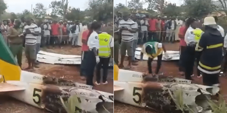 Screen Grabs Of The Plane Crash In Voi