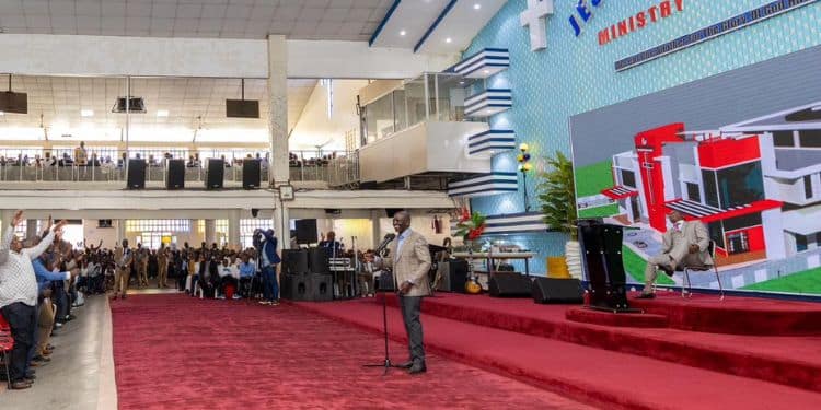 President William Ruto At Jesus Winners Ministry