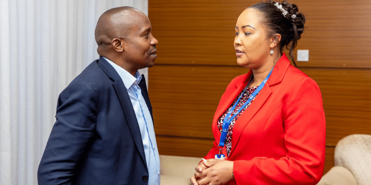 Wanja Nyarari Responds To Critics Over Lavish Lifestyle, Moving With High Profile Politicians Wanja Nyarari With Deputy President Kithure Kindiki. Photo/Wanja Fb