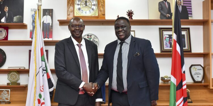 Kncci Eyes Ksh37.8 Billion Exports To Nigeria And Ghana In New Strategy Kncci President Dr. Erick Rutto Welcomed Mr. David Bikhado Ofungi, The Wcf Representative From Uganda