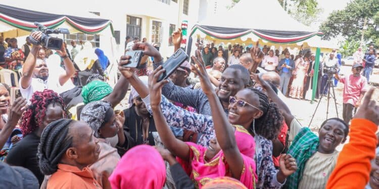 Ndindi Nyoro Commissioning The Acc'S Office In Murang'A. Photo/ Ndindi Nyoro