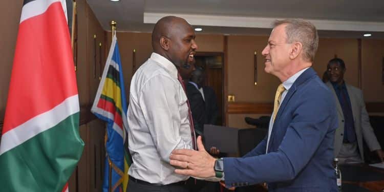 Murkomen And Un Envoy During A Crisis Meeting
