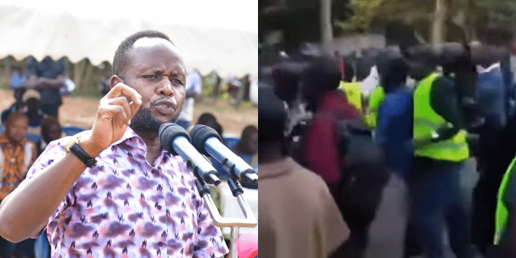Governor George Natembeya Flees After Being Attacked By Goons