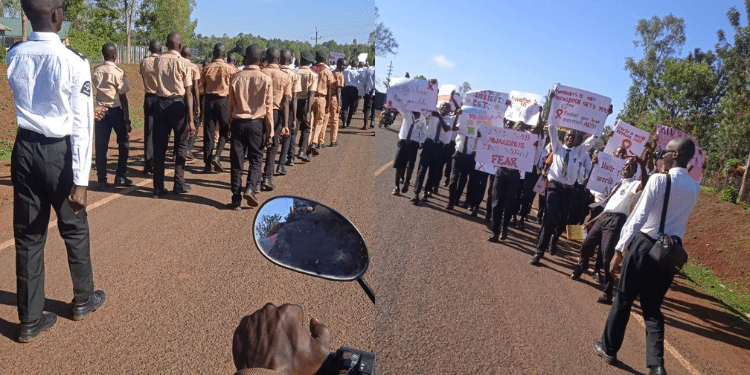 Ramba Boys High School Students During An Aids Awareness