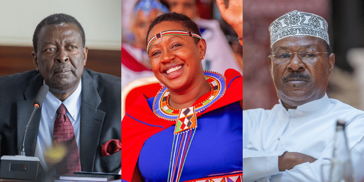 From Left To Right: Prime Cs Musalia Mudavadi, Nominated Mp Sabina Chege And National Assembly Speaker Moses Wetangula. Photo/ Mudavadi X, Chege X &Amp; Wetangula X.