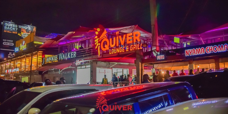 Quiver Lounge Headquarters Along Thika Superhighway. Photo/ Quiver Lounge Facebook.