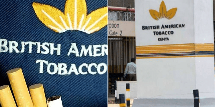 A Collage Of Bat Cigarettes And A Photo Of Bat Kenya'S Premises In Nairobi. Photo/ Nation