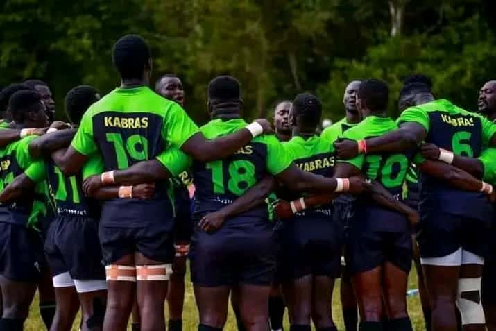 Kabras Sugar Players During The Final Against Menengai Oilers.