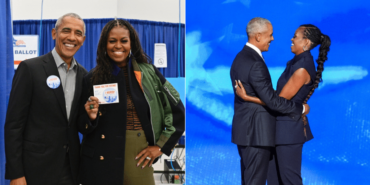 Former Us President Barack Obama And His Wife Michelle Obama. Photo/ Brack Obama