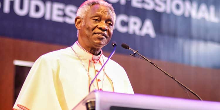 Cardinal Peter Appiah Kodwo Turkson Speaking At The Fourth Annual Leadership Lecture, Organized By The University Of Professional Studies, Accra (Upsa), On November 9, 2022. Photo/Upsa. Pope Francis
