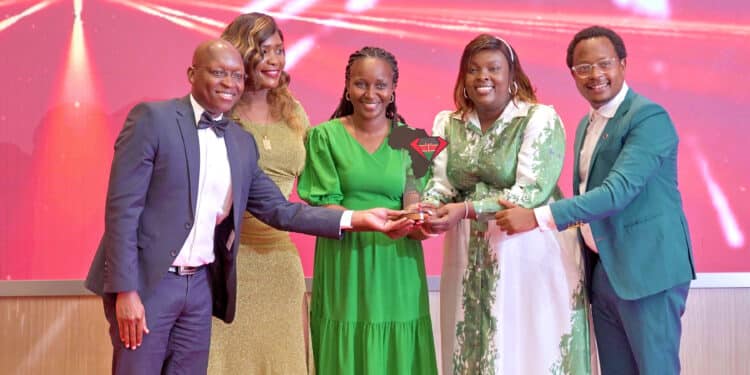 Sga Security Named Kenya’s Most Professional And Well-Trained Security Firm Sga Kenya Head Of Finance Justus Kenyoru, Sales And Marketing Manager Irene Opondo, Sga Group Pr And Communications Manager (2Nd Right) And Sga Kenya Customer Service Manager Peter Kinyanjui (R) Receive The Most Professional And Well-Trained Security Company In Kenya Award At The Consumer Choice Awards Kenya.