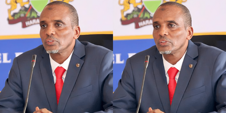Adhan Nuri Appearing Before Iebc Panel Photo/ Screengrab Citizen