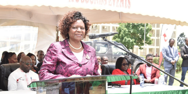 Maasai Mara University Vc Prof. Peninah Aloo Obudho. Photo/ Karatina University.