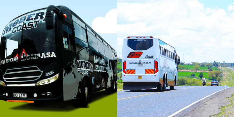Parcel Delivery Rates For Easy Coach, Ena And Modern Coast Parcel Modern Coast Bus And Ena Bus Photo/ Modern Coast Bus And Ena Bus