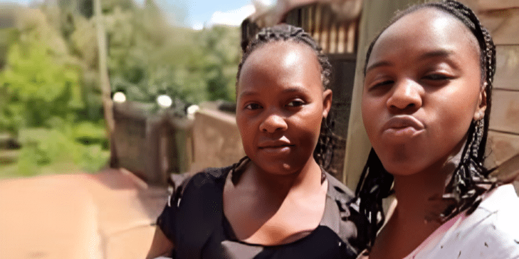 Georgina Aluoch With Her Mother Joyce Ongombe Photo/Nation