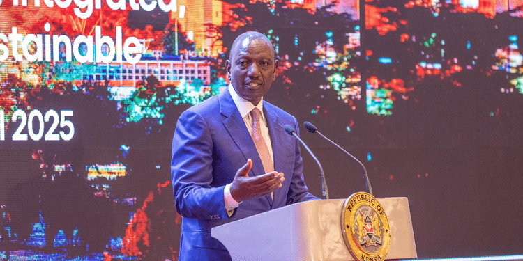 President Ruto During The Nairobi Wcf Inaugural Ceremony Photo/Pcs