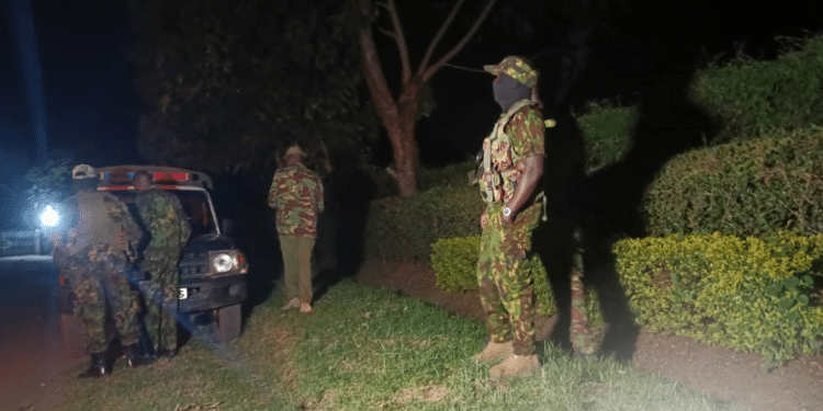 Gideon Moi Calls Out Ruto, Advises Him On How To Run Govt Police Officers’ Cordon Off Kirobon Girls' High School On The Night Of Tuesday, April 9, 2025. Photo/ The Standard. Gideon Moi And William Ruto
