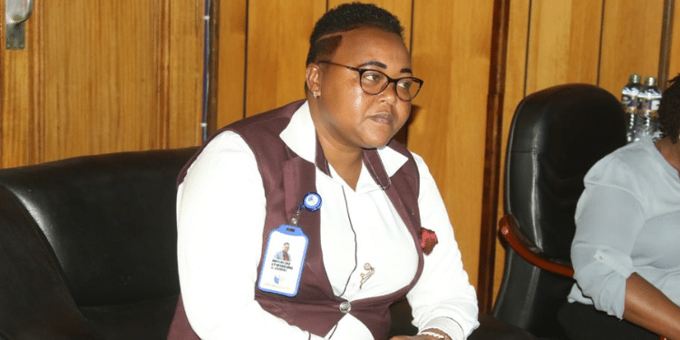 Mediheal Group Of Hospitals Vice President Maryline Limo During A Meeting With Uasin Gishu Governor Jonathan Bii Chelilim On September 23, 2022. Photo/Uasin Gishu County Government Facebook.