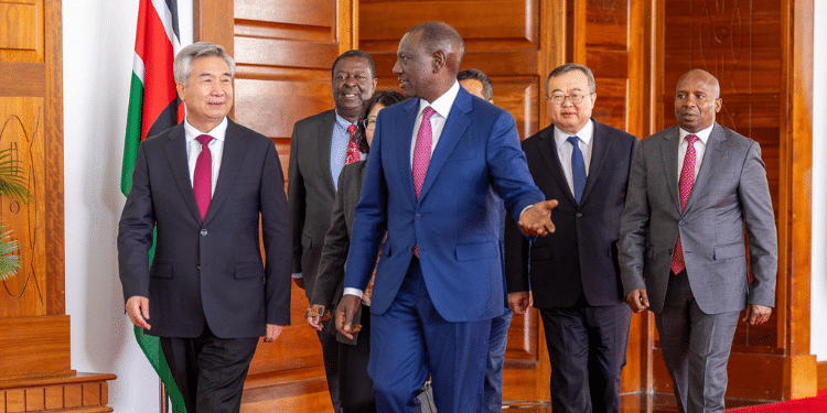 President William Ruto Hosts China H.e. Li Xi At State House, Nairobi Photo/Pcs
