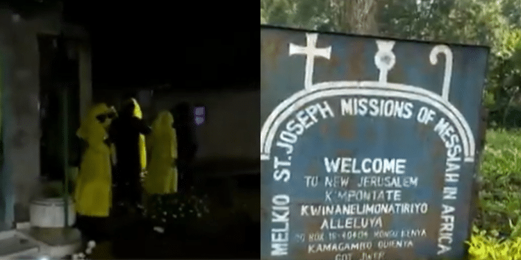 Police Raid Melkio Joseph Mission Messiah Church In Rongo, Migori County On The Night Of Sunday, April 19, 2025. Photo/Screengrab Ntv.