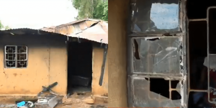 Man, Wife And 7 Children Burned To Death In House Locked From Outside Ouma Opondo, His Wife And Seven Children Were Burnt To Death In His House In Upanda Village, Siaya County. Photo/Screengrab Citizen Tv.