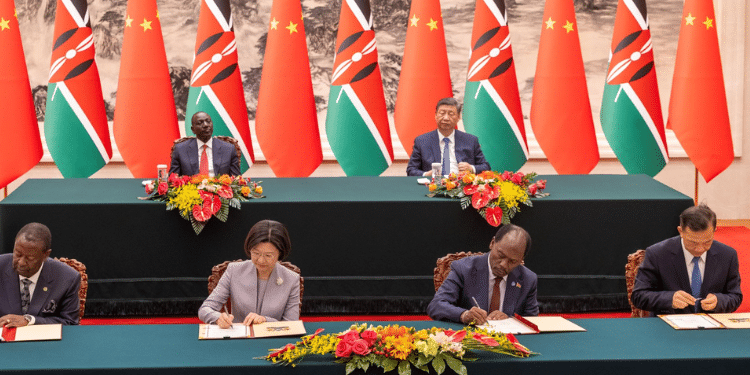 Kenya Signs An Agreement With China During William Ruto Visit Photo/Pcs 