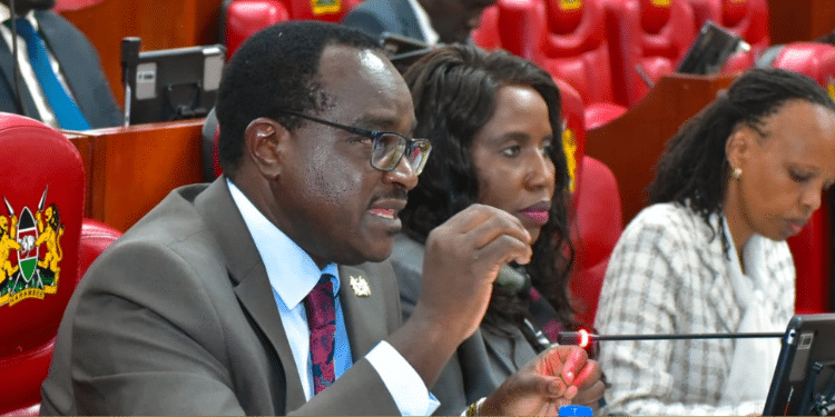 Helb Lacks Funds To Support Kmtc Students Education Cabinet Secretary Julius Oganba A Meeting With The National Assembly’s Departmental Committees Of Education And Health Photo/Julius Ogamba X
