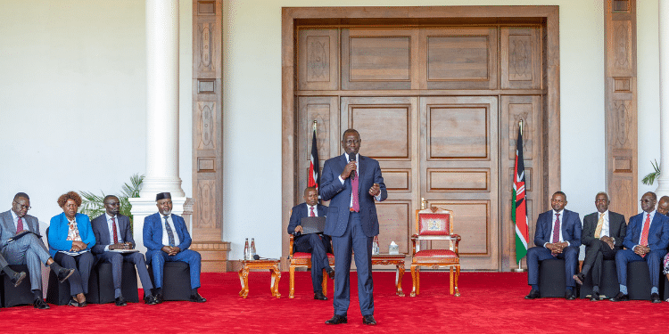 President William Ruto Meets Meru Leaders At State House Nairobi. Photo/Pcs.
