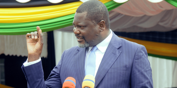 Cs Ruku Orders Immediate Suspension Of 3 Nys Senior Managers Cs Geoffrey Ruku Speaking During The Official Handover Ceremony Of The Nys Council Chair At The Nys Headquarters In Ruaraka On May 29, 2025, Photo/ Geoffrey Ruku
