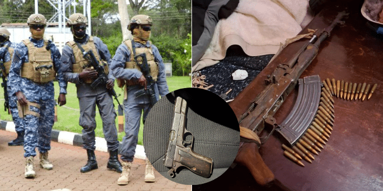 Dci Recovers Guns And Bullets From 3 Ugandan Robbers In A Sting Operation Dci Arrests 3 Ugandans &Amp; 1 Kenyan Involved In Robberies