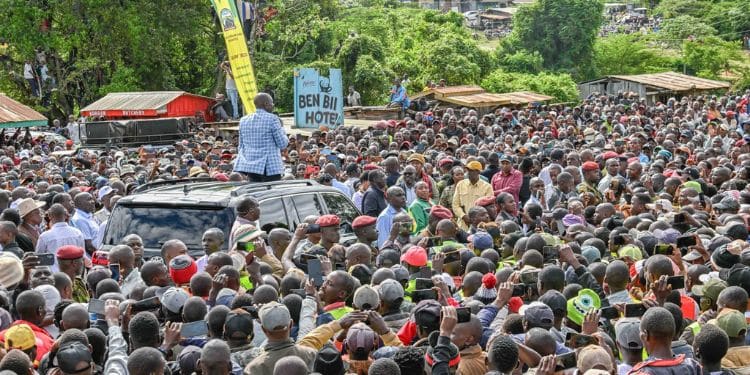 Ruto Orders Kdf To Build Hospital In Narok President William Ruto In Narok County.