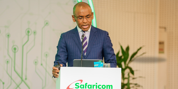 Safaricom Ceo Peter Ndegwa During The Announcement Of The Company'S 2425 Financial Year Results. Photo/Safaricom Plc