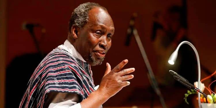 Kenyan Author And Literary Icon Ngũgĩ Wa Thiong’o. 