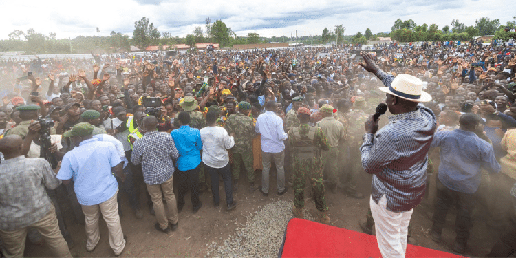 President William Ruto Speaking During A Groundbreaking For The 298-Unit Kehancha Affordable Housing Project, Kuria West, Migori County On May 4, 2025. Photo/Pcs.