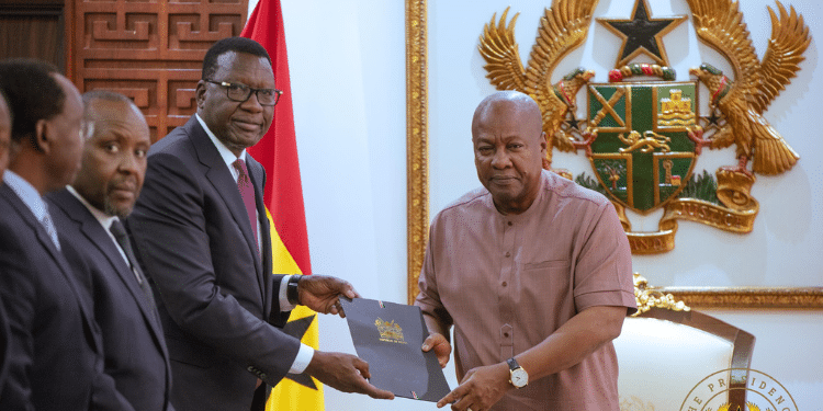 Transport Cs Davis Chirchir After A Meeting With The President Of Ghana, John Dramani Mahama. Photo/Chirchir X. Kenya Airways