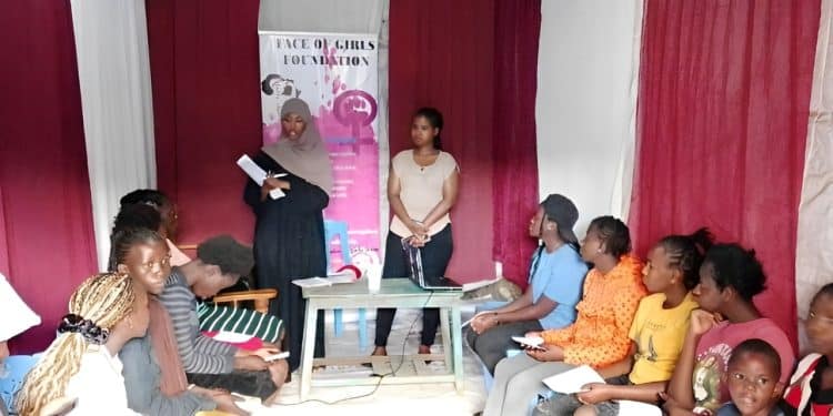 Meet Veronica Mwende: The Teen Mom Turned Advocate Veronica Mwende During A Past Engagement With Girls.
