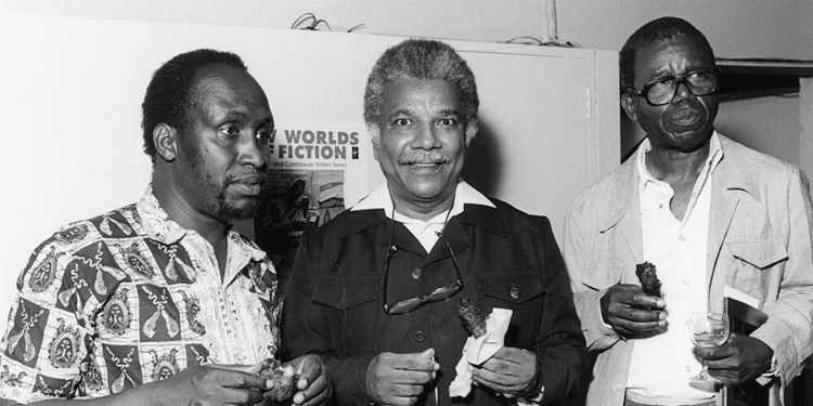 An Undated Photo Of Ngugi Wa Thiong'O, Ali Mazrui, And Chinua Achebe. 