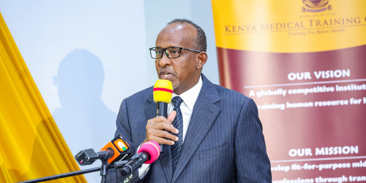 Photo Of Health Cs Aden Duale Addressing People In Previous Event In 2025. Photo/Moh