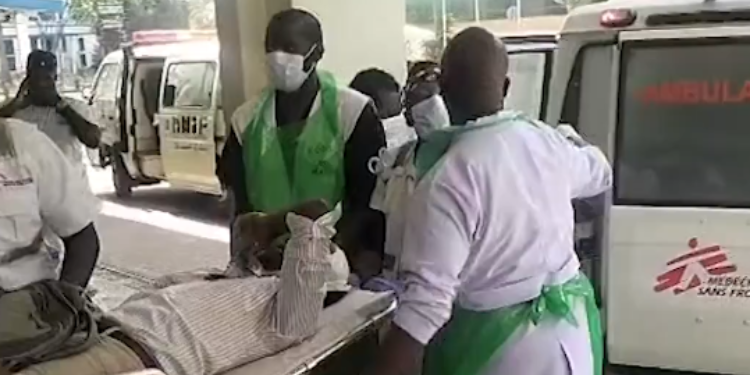 Protestor Rushed To Knh After Being Shot