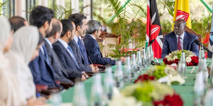 Mps Poke Holes In Ruto And Uae Historic Deal President William Ruto And His Highness Sheikh Abdullah Bin Zayed Al Nahyan, The Uae Deputy Prime Minister And Minister Of Foreign Affairs Of The Uae