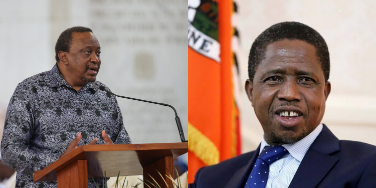 Uhuru'S Tribute To Late Zambian President Lungu