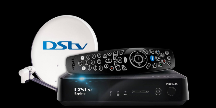 A Photo Of Dstv Decoder And Remote.